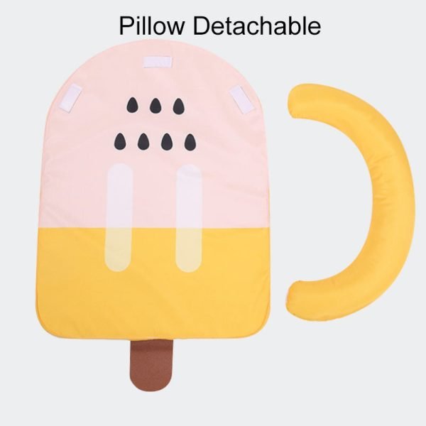Ice Cream Shape Ice Silk Cooling Pet Mat - Image 7