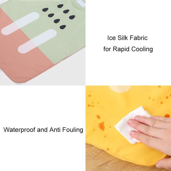 Ice Cream Shape Ice Silk Cooling Pet Mat - Image 6